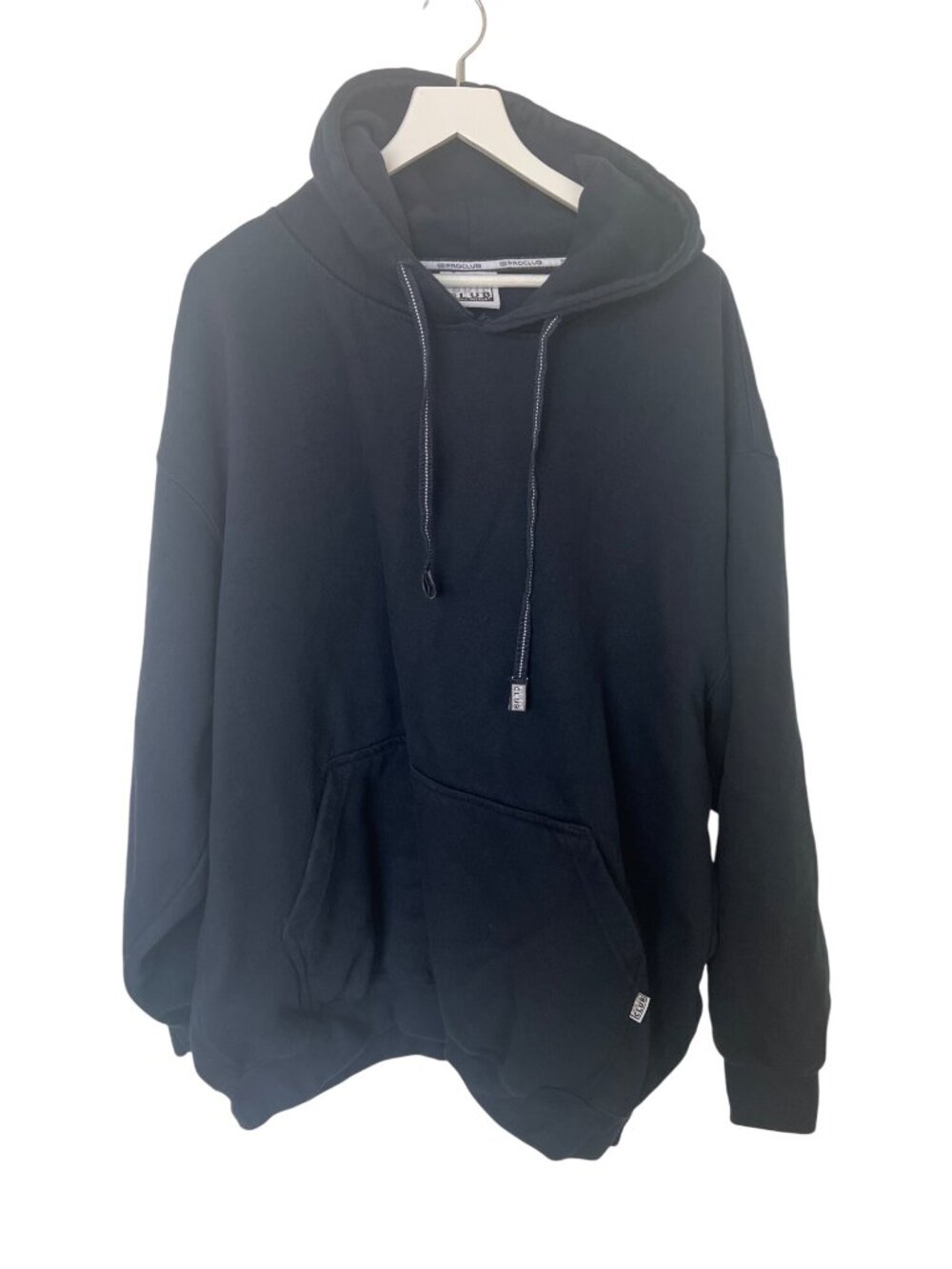 Pro Club Heavy Weight Hoodie Navy Blue 2XL Pullover With Kangaroo Pocket